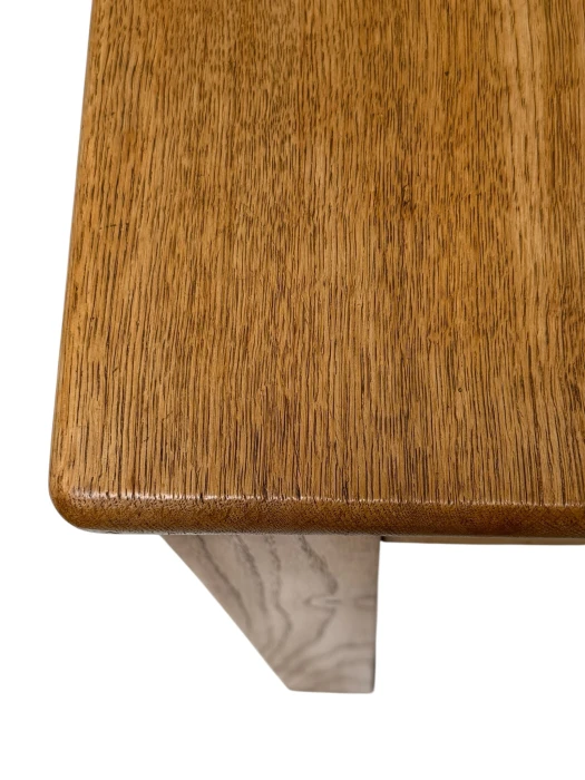 Art Deco Dining Table by J.A. Muntendam, Solid Oak, 1920s Dutch Design